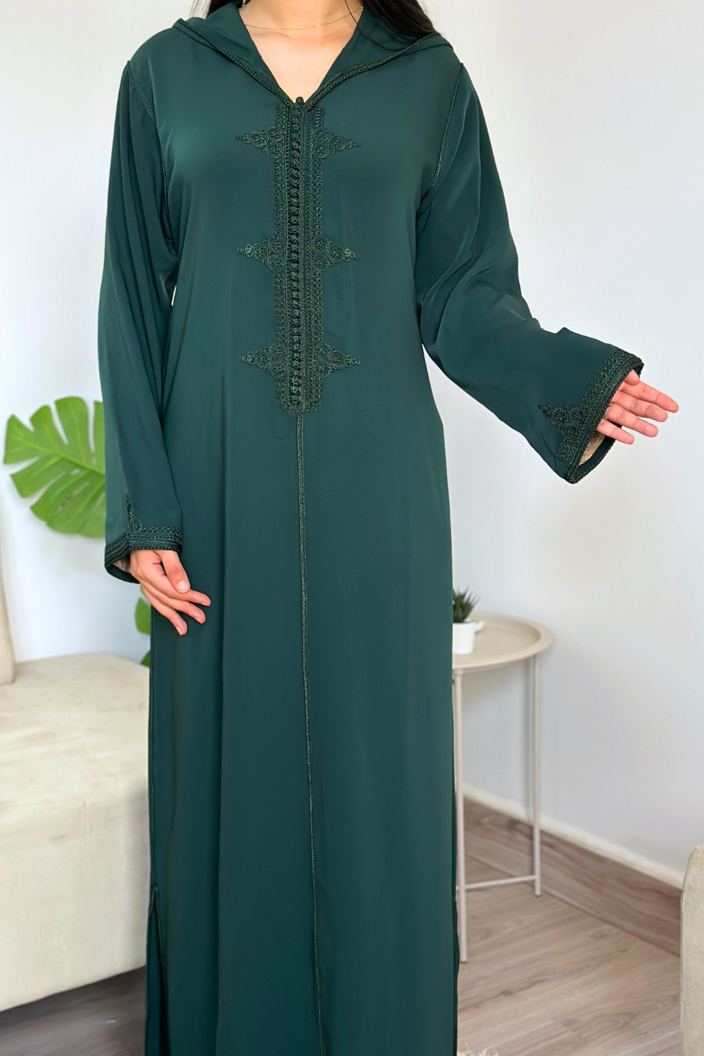 Djellaba Lalla Safa - Vert Émeraude